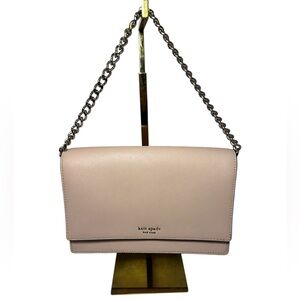 Kate Spade Cameron Convertible Crossbody in Blush Pink Saffiano Leather - GUC